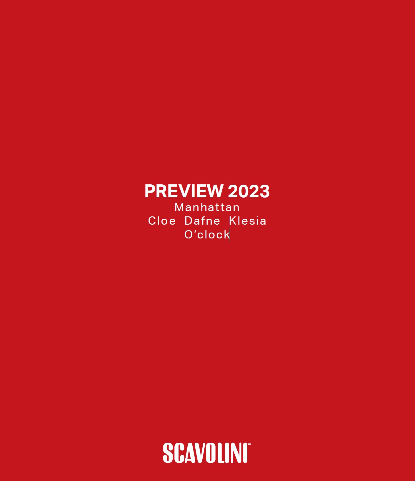 PREVIEW 2023 Manhattan Cloe Dafne Klesia O’clock