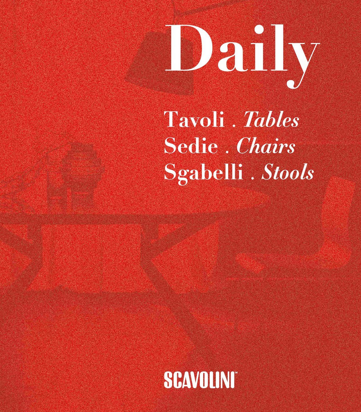 Daily Scavolini lauad toolid baaripukid