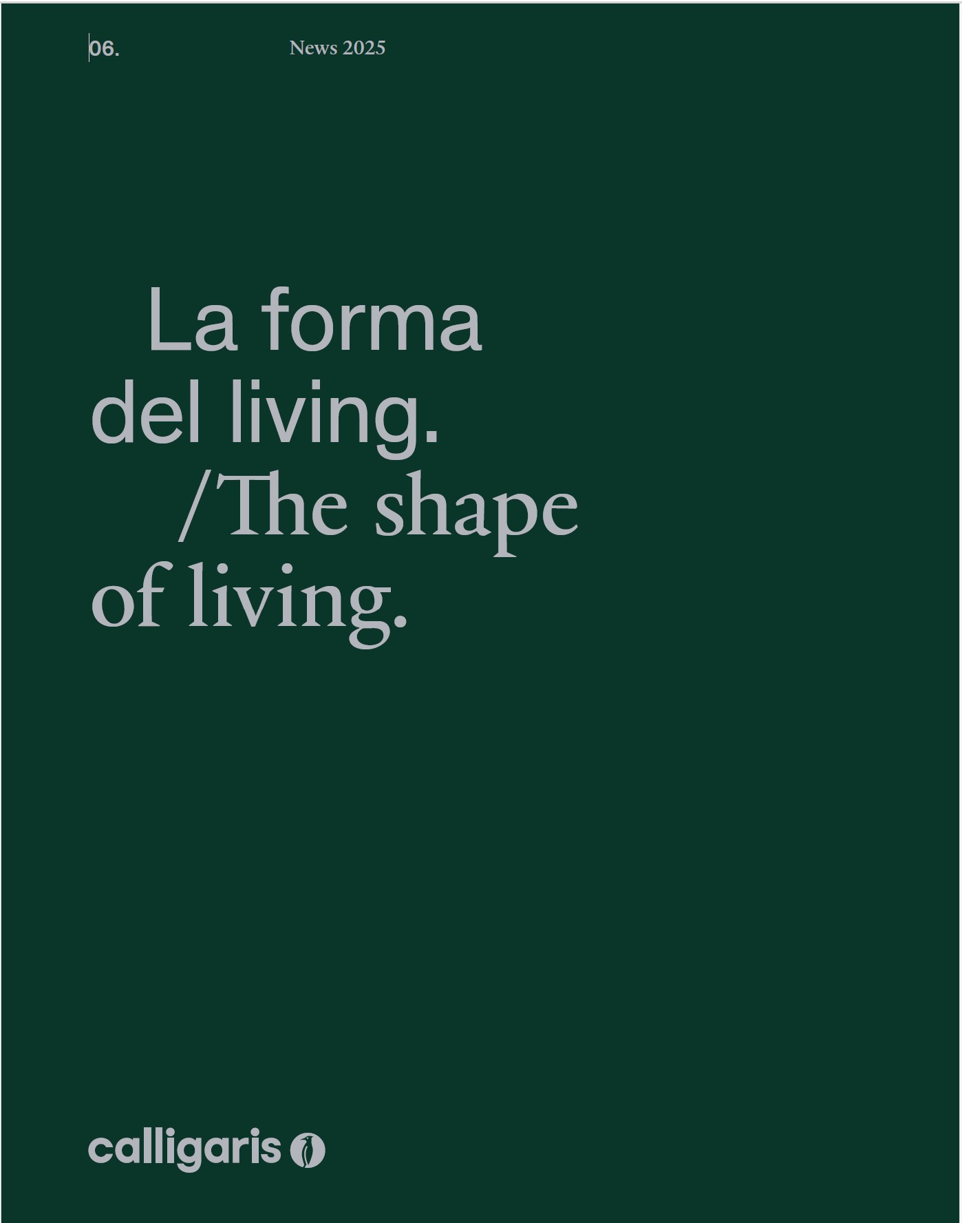 Calligaris news2025