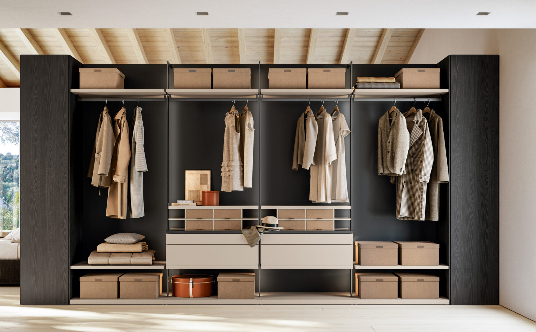 Caccaro garderoobid FREEDHOME Cabina